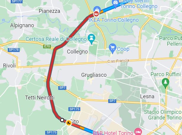 Incidente Tangenziale Torino oggi 30 maggio 2023: auto ribaltata