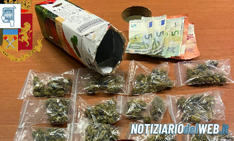 Torino, marijuana nascosta in un brick di vino rosso arrestato cittadino africano