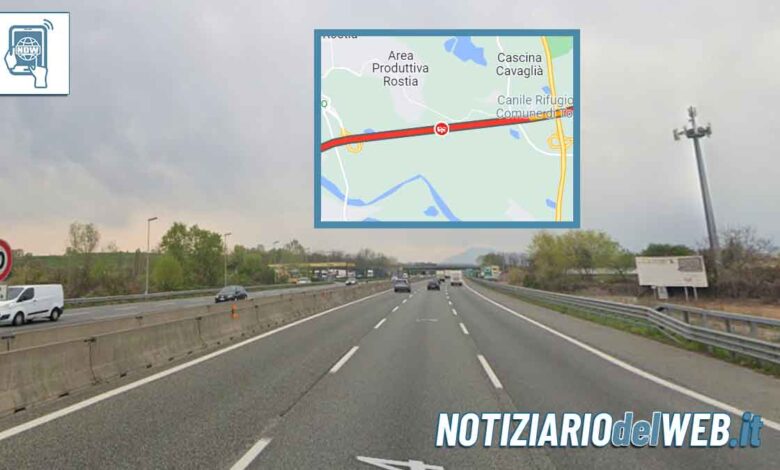 Incidente Tangenziale Torino Borgaro oggi 31 luglio 2023