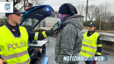 Torino controlli Polizia Stradale contro alcol e droga al volante