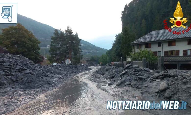 Esondazione a Bardonecchia fiume di fango invade le strade, dispersi rintracciati [+VIDEO]