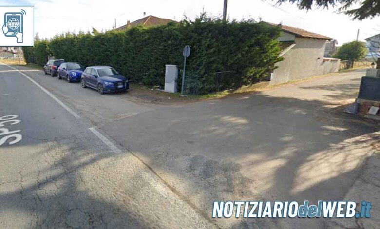 Incidente a Spineto di Castellamonte 12 agosto 2023: moto a terra