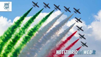 Frecce Tricolori a Torino-Aeritalia