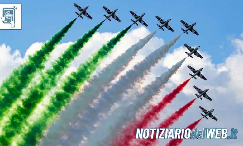 Frecce Tricolori a Torino-Aeritalia