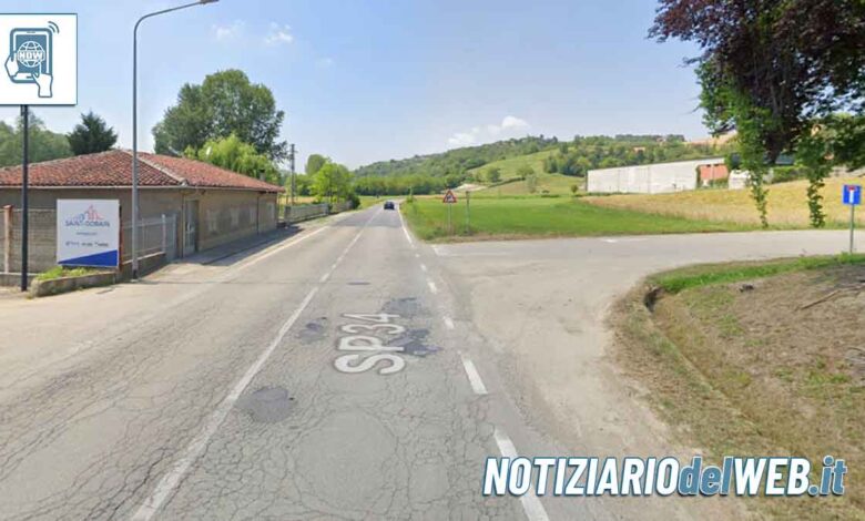 Incidente a Montiglio Monferrato oggi morto Marco Berardi