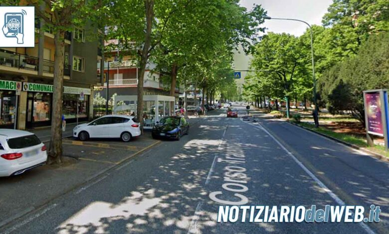 Incidente a Torino in corso Traiano furto di auto e inseguimento (2)