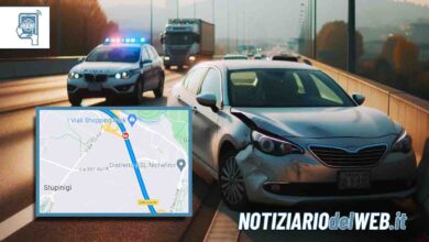 Incidente in Tangenziale a Torino oggi, 22 ottobre 2023 altezza Stupinigi