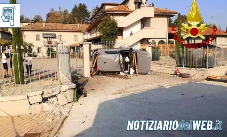 Incidente a Roddi oggi, 1 ottobre 2023 due feriti, uno in gravi condizioni