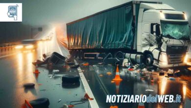 Incidente lungo la A5 Torino-Aosta oggi 30 ottobre 2023 tratta chiusa