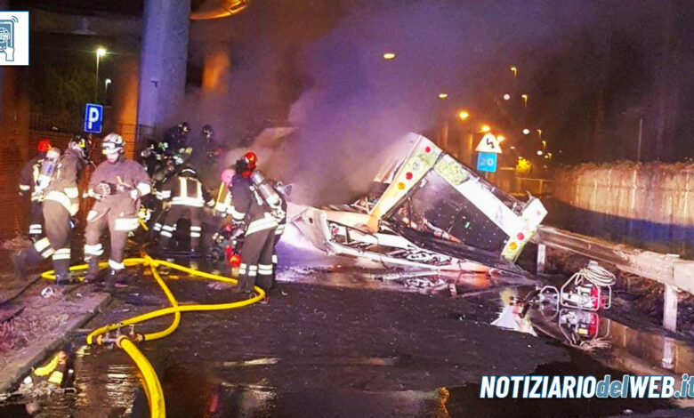 Tragico incidente a Mestre pullman precipitato, 21 morti, decine di feriti