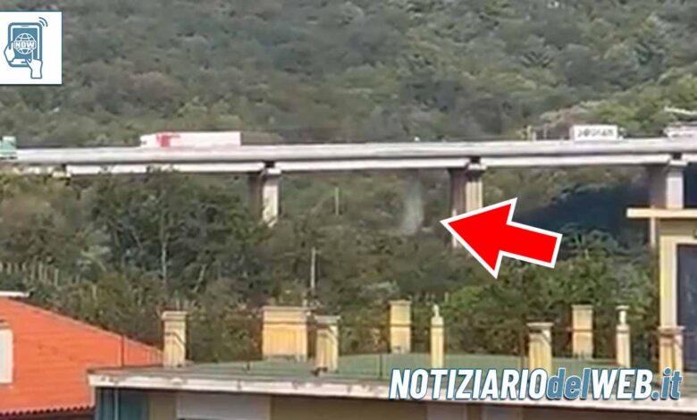 Viadotto Ceriale Savona, caduta di calcinacci dal ponte: la verità