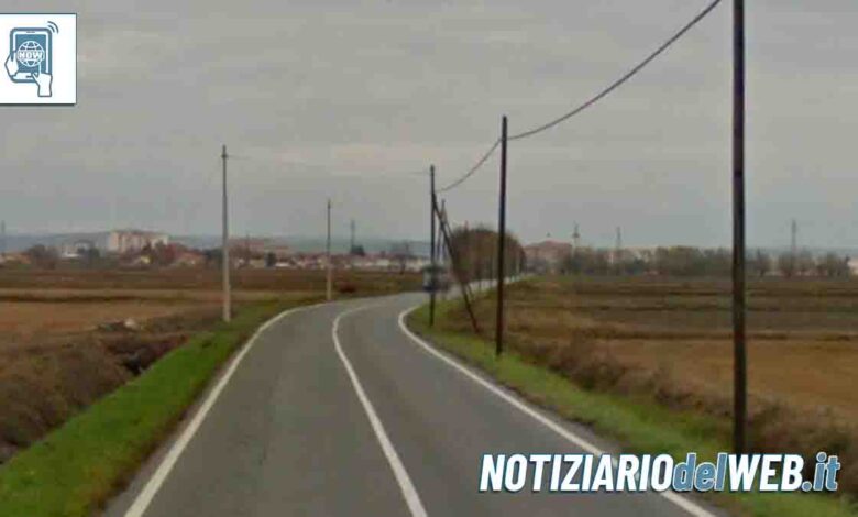 Incidente Livorno Ferraris oggi 1 novembre 2023 una vittima