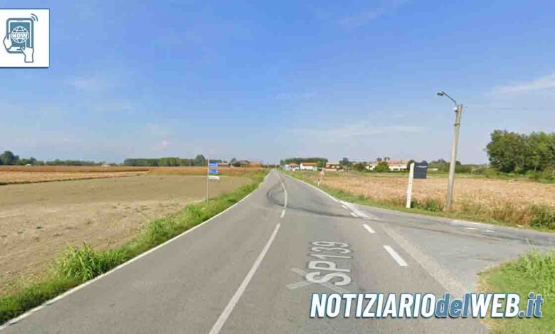 Incidente a Vigone oggi 7 novembre 2023 frontale tra auto e furgone