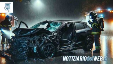 Incidente sulla Provinciale 98 a Marentino oggi 18 novembre un ferito grave