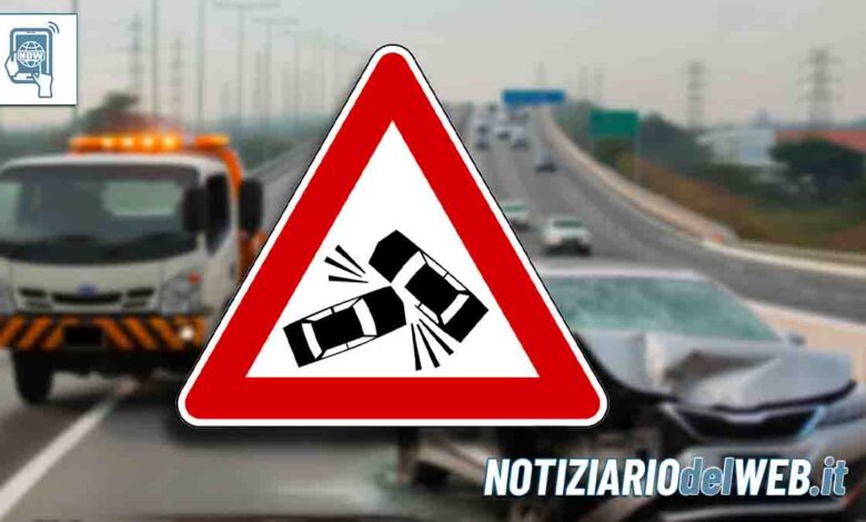 Mattinata di incidenti in Tangenziale a Torino oggi, 28 novembre traffico nel caos