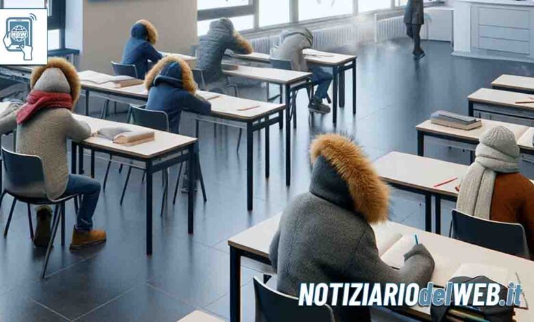 Emergenza freddo nelle scuole di Torino: genitori e docenti in allarme