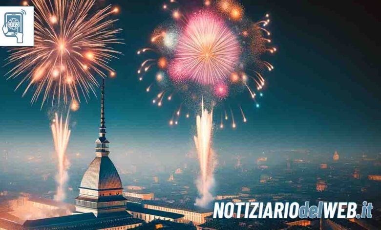 Fuochi d'artificio a Torino tutte le sere cosa sta succedendo