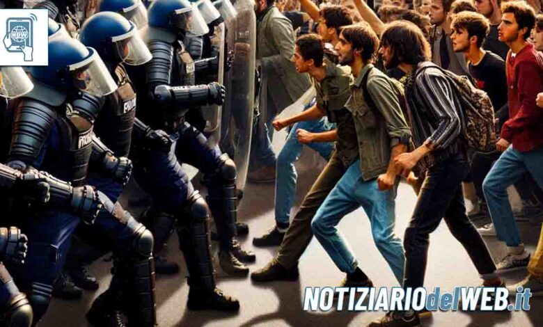 Tensioni a Torino scontri al Campus Einaudi
