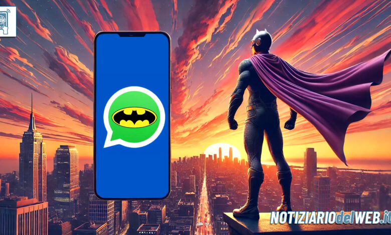 Come attivare la modalità Batman su WhatsApp