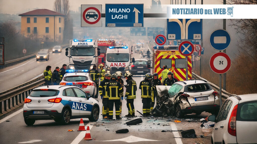 Incidente sulla tangenziale di Novara (SS703): due auto coinvolte, traffico deviato sulla rete locale. Intervento di Anas e Forze dell’Ordine.